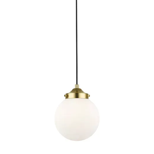 Lampa wisząca RIANO P0454-01D-F7AA - złoty/biały