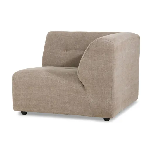 Kanapa VINT: element prawy - taupe