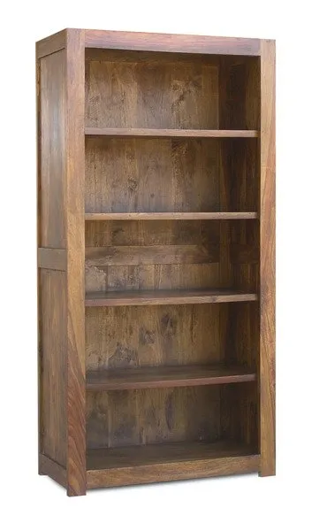 Biblioteczka drewniana MILANO - palisander miodowy