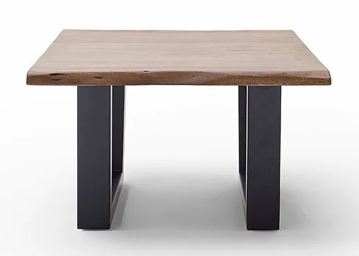 Stolik CARTAGENA 75x75 - orzech/różne stelaże