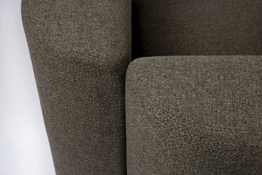 Sofa SLICE 3 osobowa brązowa