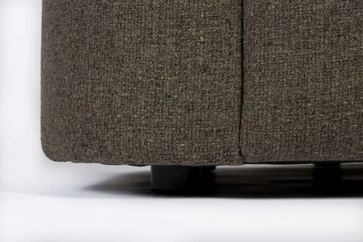 Sofa SLICE 1 osobowa brązowa