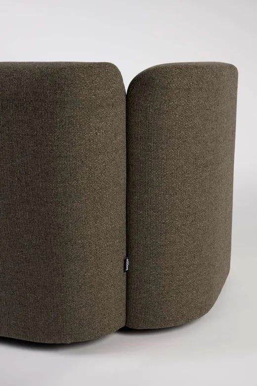 Sofa SLICE 1 osobowa brązowa