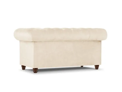 Aksamitna sofa 2-osobowa LAPIS