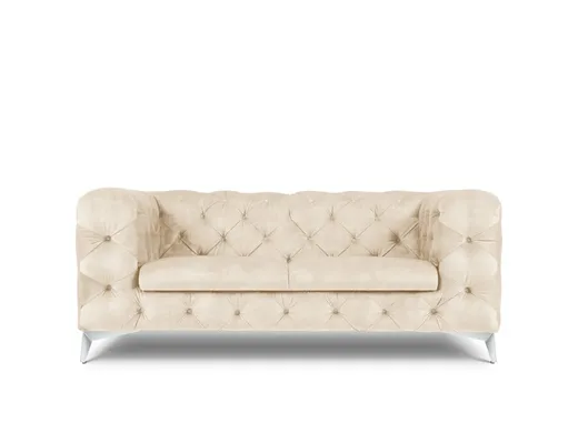 Aksamitna sofa 2-osobowa VIOLANE