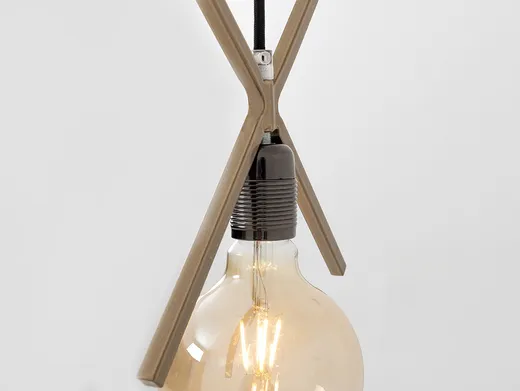 Lampa wisząca XLAMP - złoty