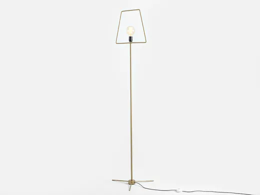 Lampa podłogowa FIRKANT FLOOR - złoty