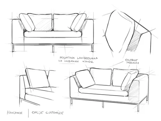 Sofa 3-osobowa AMBIENT WOOD