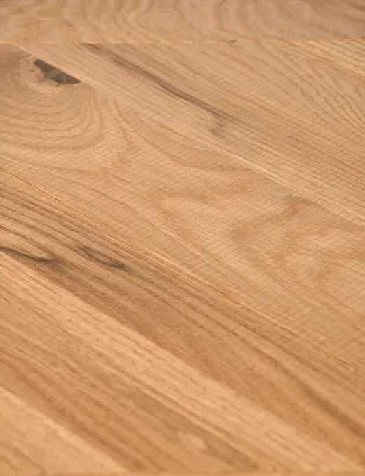 Stół okrągły INDUS 125 cm - dąb/czarny