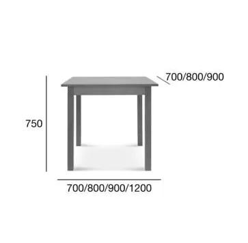 Stół ST-9345/2 BAR 70x70