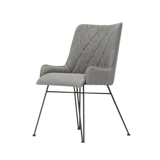 Krzesło tapicerowane ADESSO - szary