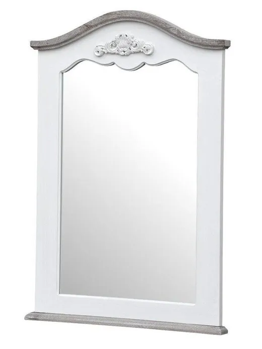 Lustro prowansalskie RIMINI WHITE 053 - biały