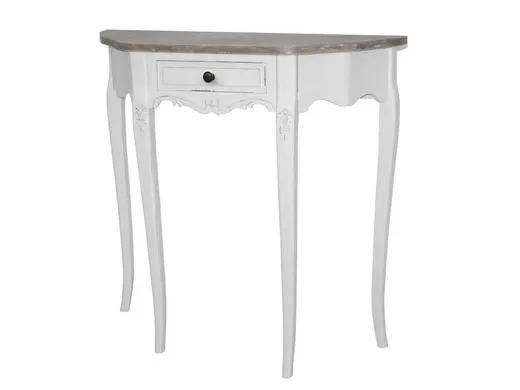 Konsola półokrągła RIMINI WHITE 033 - biały