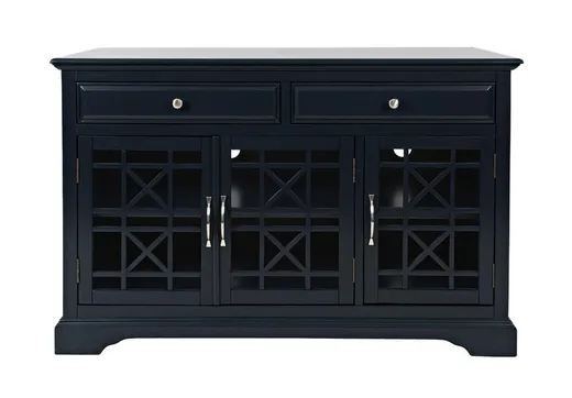 Komoda trzydrzwiowa AVOLA NAVY 3D/2S - ciemnogranatowy