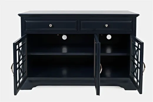 Komoda trzydrzwiowa AVOLA NAVY 3D/2S - ciemnogranatowy