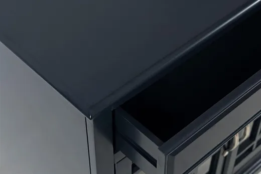Komoda trzydrzwiowa AVOLA NAVY 3D/2S - ciemnogranatowy