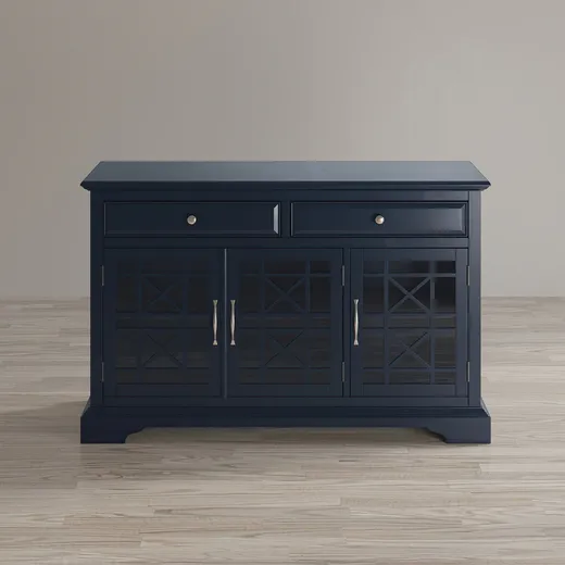 Komoda trzydrzwiowa AVOLA NAVY 3D/2S - ciemnogranatowy