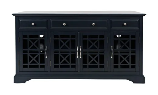Komoda czterodrzwiowa AVOLA NAVY 4D/3S - ciemnogranatowy
