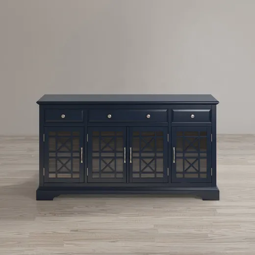 Komoda czterodrzwiowa AVOLA NAVY 4D/3S - ciemnogranatowy