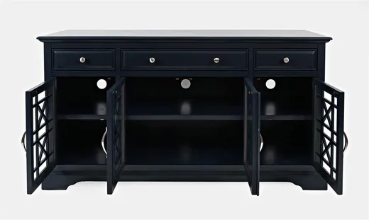 Komoda czterodrzwiowa AVOLA NAVY 4D/3S - ciemnogranatowy
