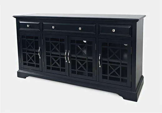 Komoda czterodrzwiowa AVOLA NAVY 4D/3S - ciemnogranatowy