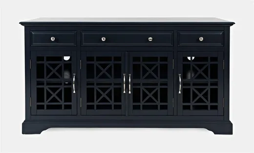 Komoda czterodrzwiowa AVOLA NAVY 4D/3S - ciemnogranatowy