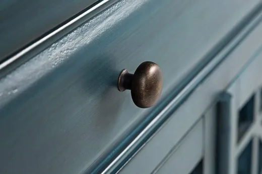 Komoda dwudrzwiowa AVOLA ANTIQUE BLUE 2D/1S - ciemnoniebieski