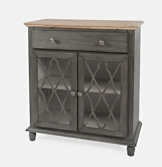 Komoda dwudrzwiowa AVOLA GREY 2D/1S - szary