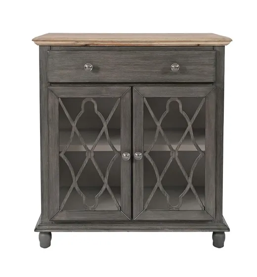 Komoda dwudrzwiowa AVOLA GREY 2D/1S - szary