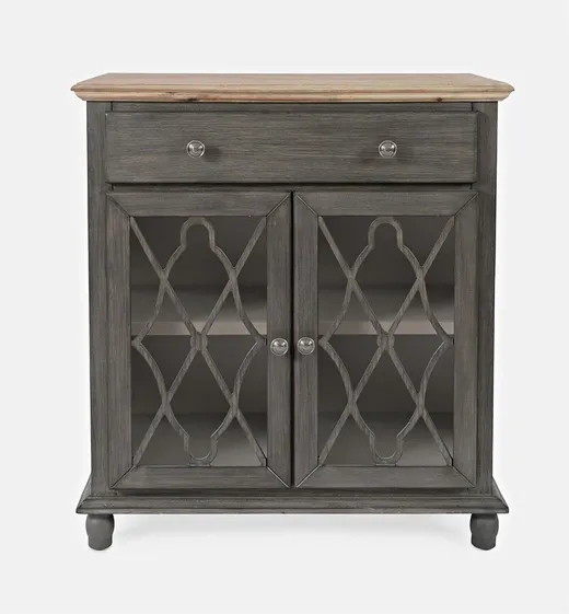 Komoda dwudrzwiowa AVOLA GREY 2D/1S - szary