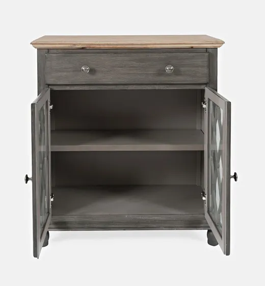Komoda dwudrzwiowa AVOLA GREY 2D/1S - szary