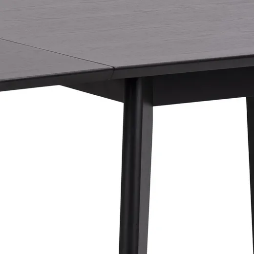 Stół rozkładany ROXBY 80/120x80 - czarny