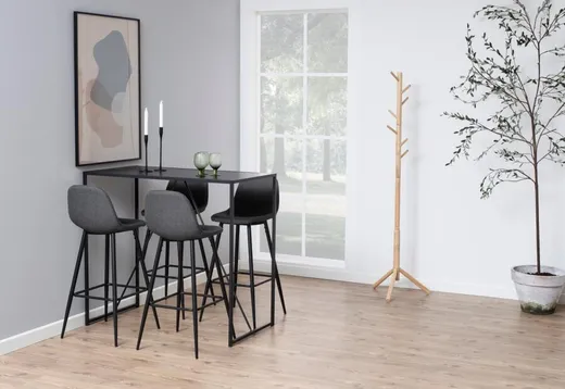 Stół barowy SEAFORD 120x60 - czarny