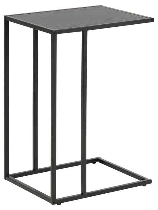 Stolik pomocniczy SEAFORD 43x35 - czarny