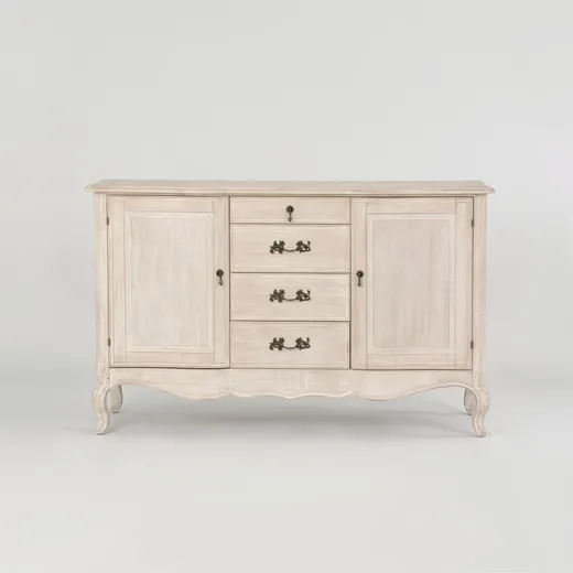 Komoda 2-drzwiowa z szufladami VENEZIA BIANCO 803K
