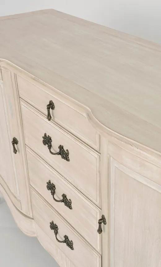 Komoda 2-drzwiowa z szufladami VENEZIA BIANCO 803K
