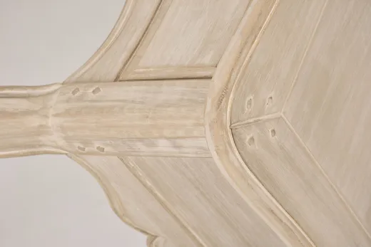 Konsola drewniana z szufladami VENEZIA BIANCO 808K - jasnobeżowy