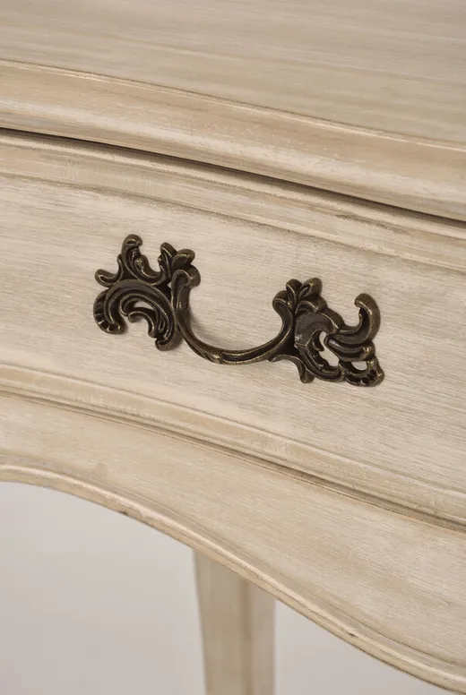 Konsola drewniana z szufladami VENEZIA BIANCO 808K - jasnobeżowy