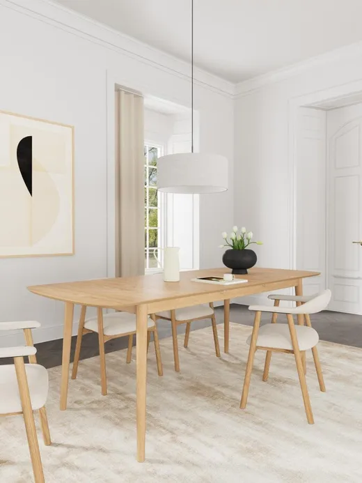Stół rozkładany MONTREUX 180/219x90 - dąb