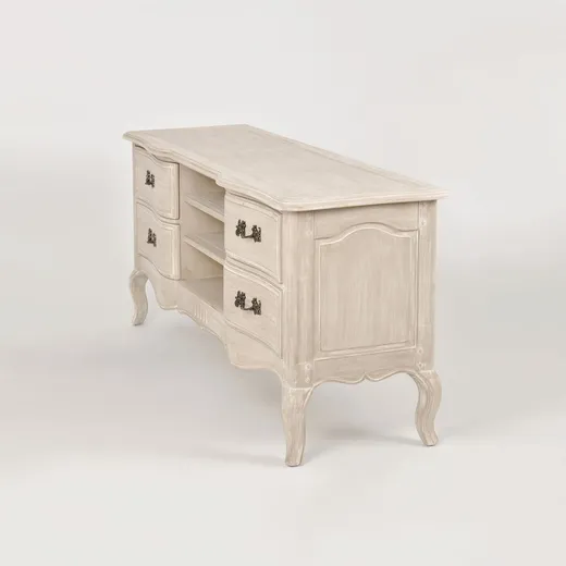 Komoda RTV z szufladami VENEZIA BIANCO 834K - beżowy