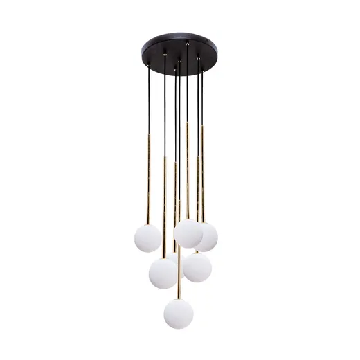 Lampa wisząca ALI 5642 - biały/złoty