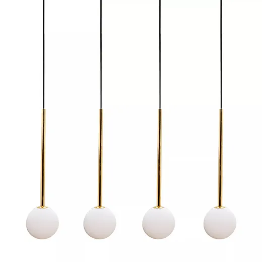 Lampa wisząca ALI 5640 - biały/złoty