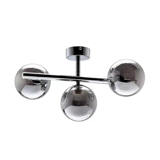 Lampa sufitowa LUNA 5663 - dymiony/chrom