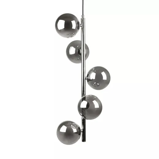 Lampa wisząca LUNA 5661 - dymiony/chrom