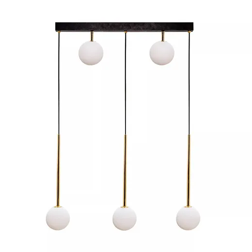 Lampa wisząca ALI 5641 - biały/złoty