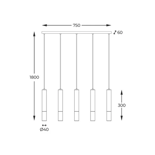 Lampa wisząca MADERA 8620403