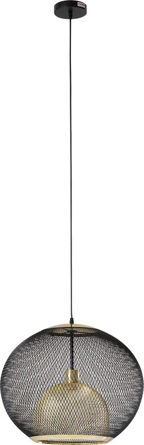 Lampa wisząca GRATO - złoty/czarny