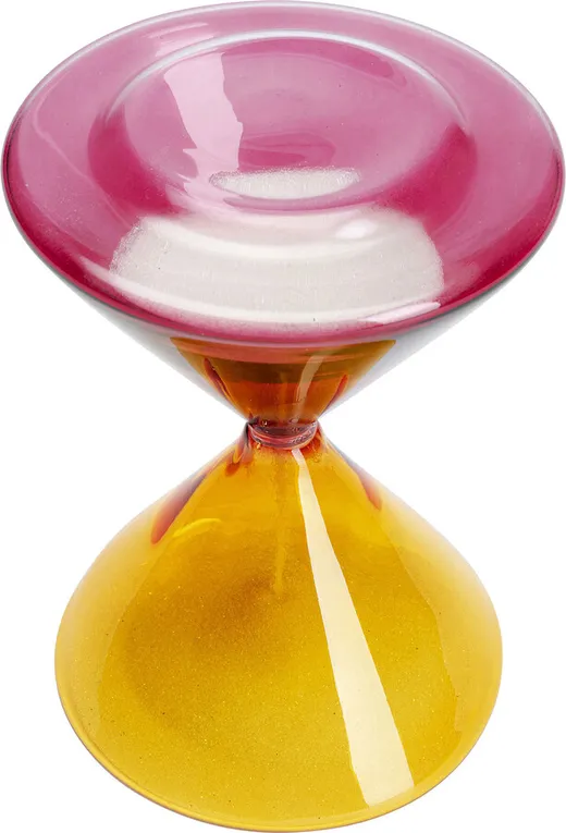 Klepsydra HOURGLASS - czerwony/pomarańczowy