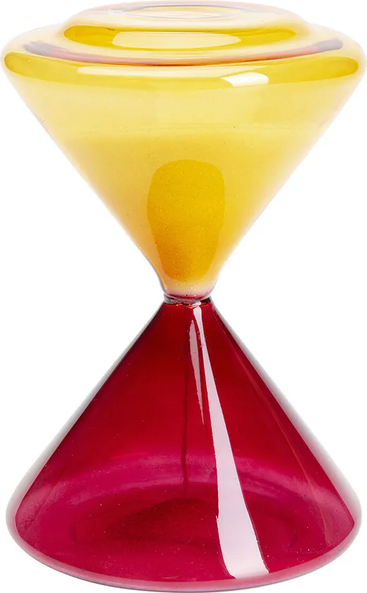 Klepsydra HOURGLASS - czerwony/pomarańczowy