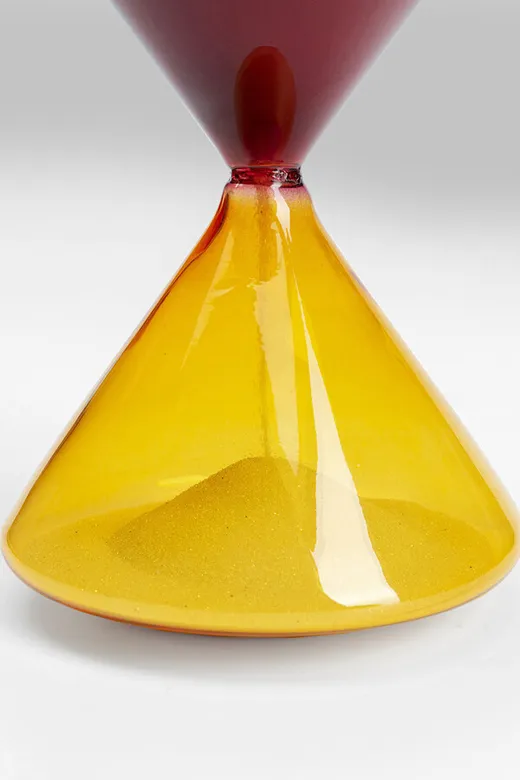 Klepsydra HOURGLASS - czerwony/pomarańczowy